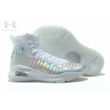 Cool Under Armour Curry 4 Prism White Metallic Silver For Sale