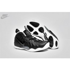 Girls Nike Air Foamposites Pro Dr. Doom Black White Cheap Sale