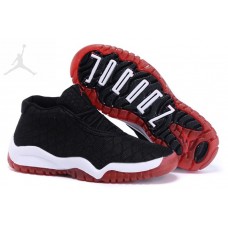 Kids Cheap Air Jordans 11 Chameleon Black Red Sale For Big Boys