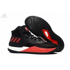 Mens Adidas Rose 8 Core Black Red Shoes From China