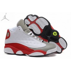 Mens Air Jordans 13 XIII Retro Grey Toe White Cheap For Sale