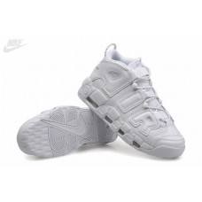 Mens More Uptempo Scottie Pippen Triple All White Sale