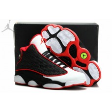 Mens New Air Jordans 13 XIII Black White Red For Sale Online