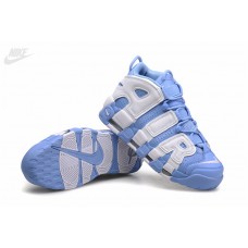 Mens Nike More Uptempo UNC University Blue White Sale