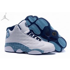 New Air Jordans Retro 13 XIII Quai 54 White Blue For Sale Online