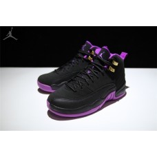 New Jordans 12 GG Hyper Violet Black Purple Sneakers For Sale