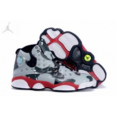 New Jordans 13 GS Desert Camo Custom Grey Red For Sale