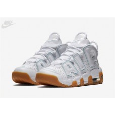 New Nike Air More Uptempo Ocean Bliss White On Feet