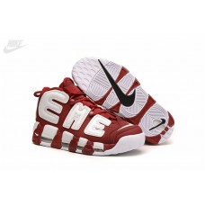 New Supreme x Nike More Uptempo Varsity Red White Sale