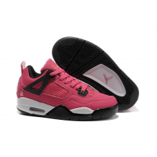 New Womens Air Jordan 4 Voltage Cherry Red Black For Sale