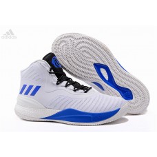 Nice Adidas Derrick Rose 8 White Royal Blue Shoes Online