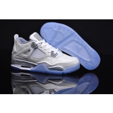 Nike Air Jordan 4 (IV) Retro White Blue Shoes Cheap For Sale
