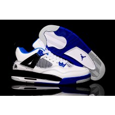 Order Jordan 4 Retro Motorsports White Varsity Blue Sneakers
