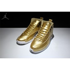 Real Air Jordans 12 Pinnacle Gold Sneakers For Cheap Prices