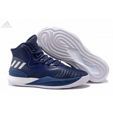 Wholesale Adidas Derrick Rose 8 Dark Blue White Outlet