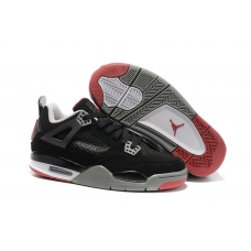Wholesale Air Jordan 4 Bred Black Cement Shoes For Women