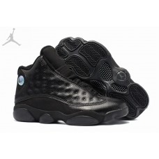 Wholesale Air Jordans 13 All Black Leather Online From China