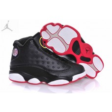 Wholesale Air Jordans 13 Retro Playoffs Black White For Boys