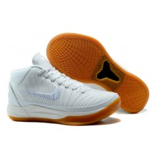2017 Nike Kobe AD Mid Baseline White and Gum Basketball Shoes