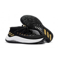 Adidas Dame 4 Black Gold Basketball Shoes