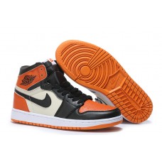 Air Jordan 1 (I) Retro High Black Orange Basketball Shoes