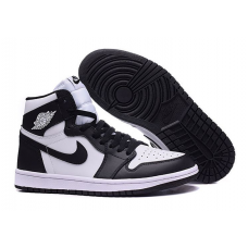 Air Jordan 1 (I) Retro High OG Black White Basketball Shoes