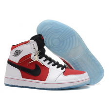 Air Jordan 1 (I) Retro High OG White Black-Carmine Basketball Shoes