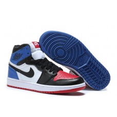 Air Jordan 1 Retro High OG Top 3 Black Varsity Red-Varsity Royal 2016 Release Mens Womens Basketball Shoes