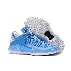 Air Jordan 32 Low UNC PE University Blue Basketball Shoes