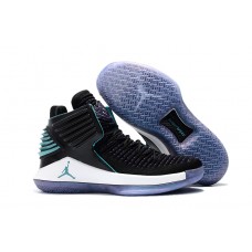 Air Jordan 32 (XXXII) CEO Hornets Black Teal White Basketball Shoes