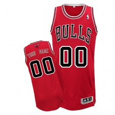 Bulls Custom Authentic Red NBA Jersey
