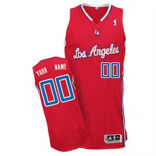 Clippers Custom Authentic Red NBA Jersey