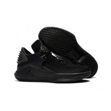 Jimmy Butler Air Jordan 32 Low Triple Black Basketball Shoes