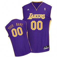 Lakers Custom Authentic Purple NBA Jersey