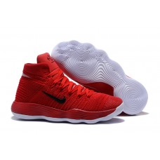Men's Nike Hyperdunk 2017 Flyknit Red White Basketball Shoes