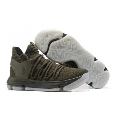 Nike KD 10 Army Green Basketball Shoes