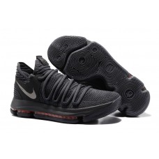 Nike KD 10 Black Carbon Grey Basketball Shoes