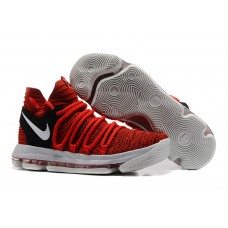 Nike KD 10 Red Black Basketball Shoes