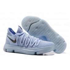 Nike KD 10 X Anniversary Faint Blue Basketball Shoes