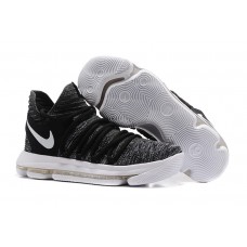 Nike KD 10 X Oreo Black-White Basketball Shoes