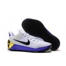 Nike Kobe A.D. White Purple Black Gold Basketball Shoes