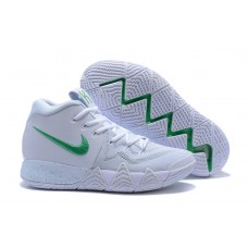 Nike Kyrie 4 White Green Basketball Shoes