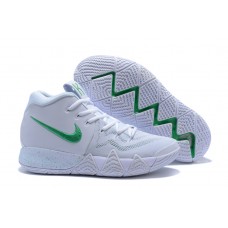 Nike Kyrie 4 White Green Basketball Shoes