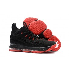 Nike LeBron James 15 Black and Red Basketball Shoes