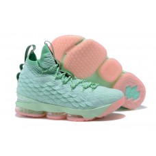 Nike LeBron James 15 Mint Powder Basketball Shoes