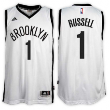 Nike NBA Brooklyn Nets 1 D'Angelo Russell Jersey Home White New Swingman Stitched