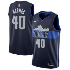 Nike NBA Dallas Mavericks 40 Harrison Barnes Jersey Navy Swingman