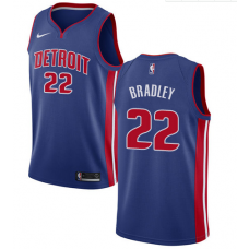 Nike NBA Detroit Pistons 22 Avery Bradley Jersey Blue Swingman Icon Edition
