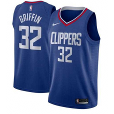 Nike NBA Los Angeles Clippers 32 Blake Griffin Jersey Blue Swingman Icon Edition