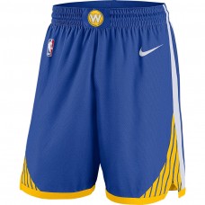 Nike NBA Men's Golden State Warriors Blue Icon Swingman Basketball Shorts